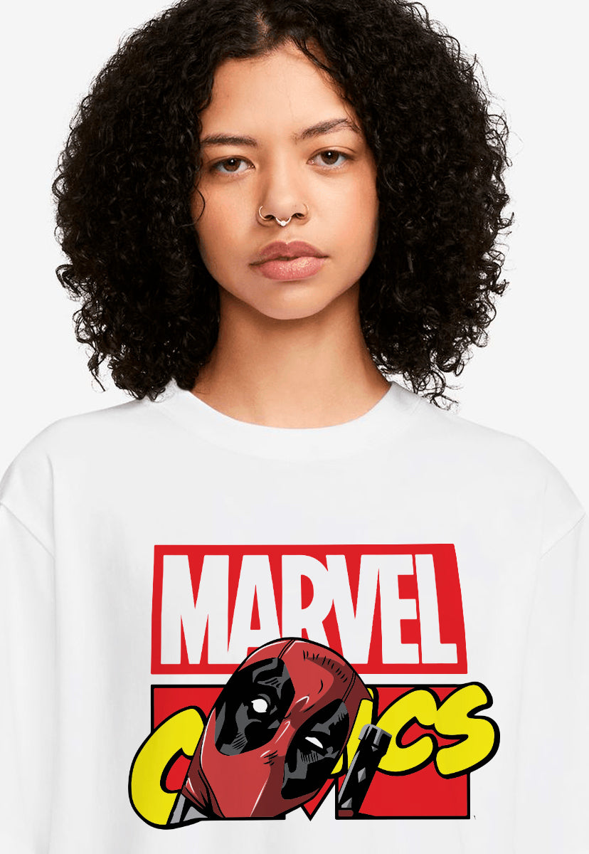 Unisex Oversized Marvel Premium  T-Shirt