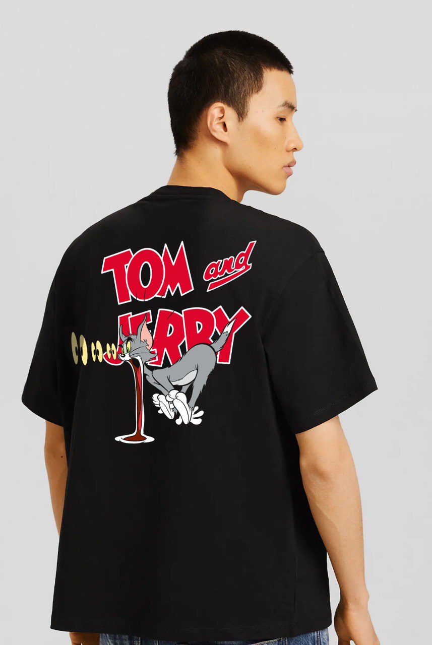 Unisex Oversized  tom and jerry  T-Shirt